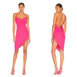 NWOT Revolve Hot Pink Midi Dress